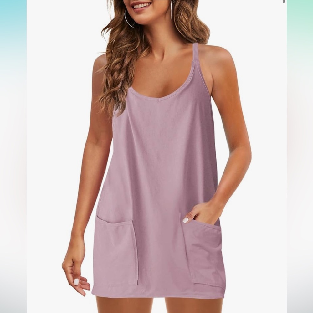 Women's Mauve Athletic Mini Dress